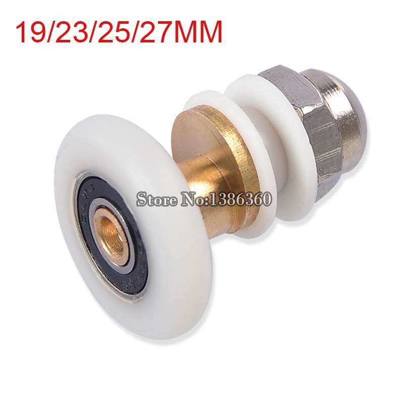 2 delar duschkabin skjutbara duschdörr hjul mässing excentrisk duschkabin rulle för 4-6mm glasdörrar  kf1076