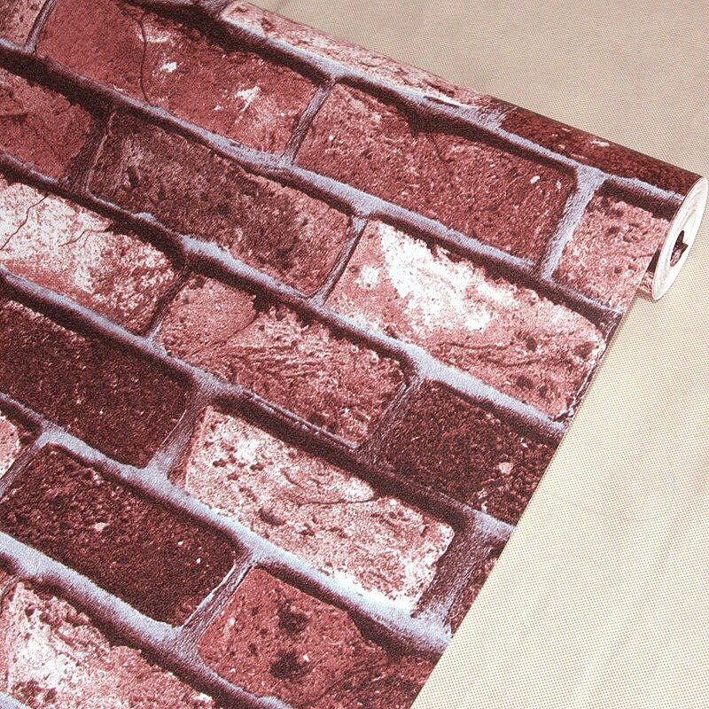 papel de parede brick pattern brick waterproof Chinese retro wallpaper background wallpaper aisle corridor hotel balcony