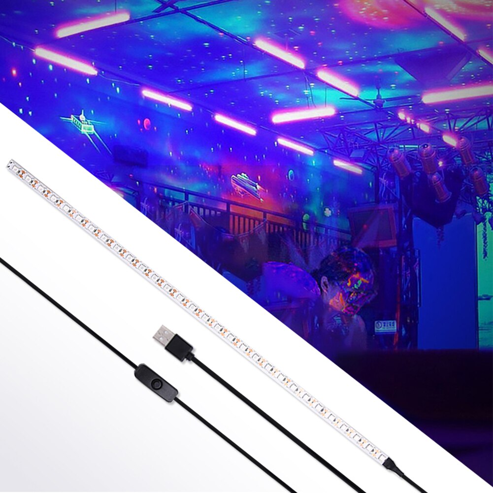 600 LEDs UVC stérilisateur bande lampe UV bande stérilisation lampe 0.5 mètre 5V USB bande lumière stérilisateur UV désinfecter Diode ruban