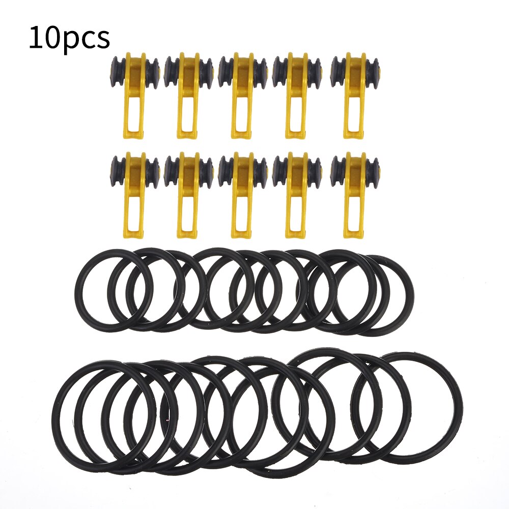 10Pcs/Bag Plastic Fishing Hook Keeper for Fishing Rod Pole Fishing Lures Bait Safety Holder Fishing Tackle