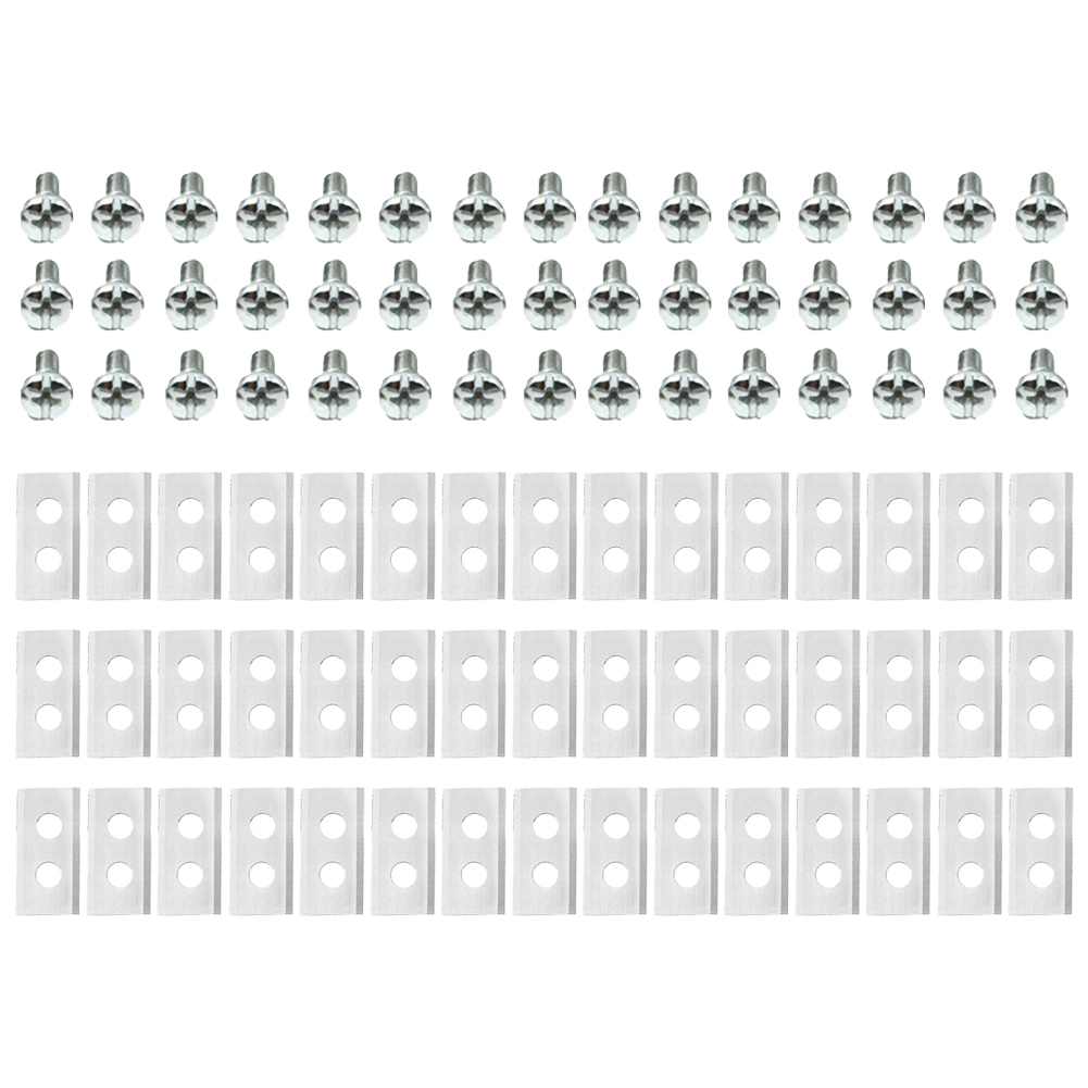 30/45PCS Lawn Robot Blade Stainless Steel Lawn Mover Replacement Blade for Worx Landoid Lanmower Automatic Moving Machine Blade: Pink