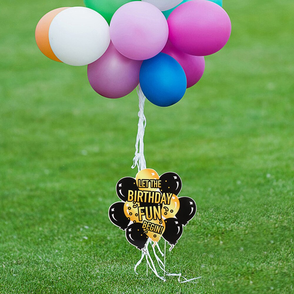 2 Pcs Outdoor Signs Birthday Yard Sign Outdoor Yard Sign for Party Lawn Outdoor
