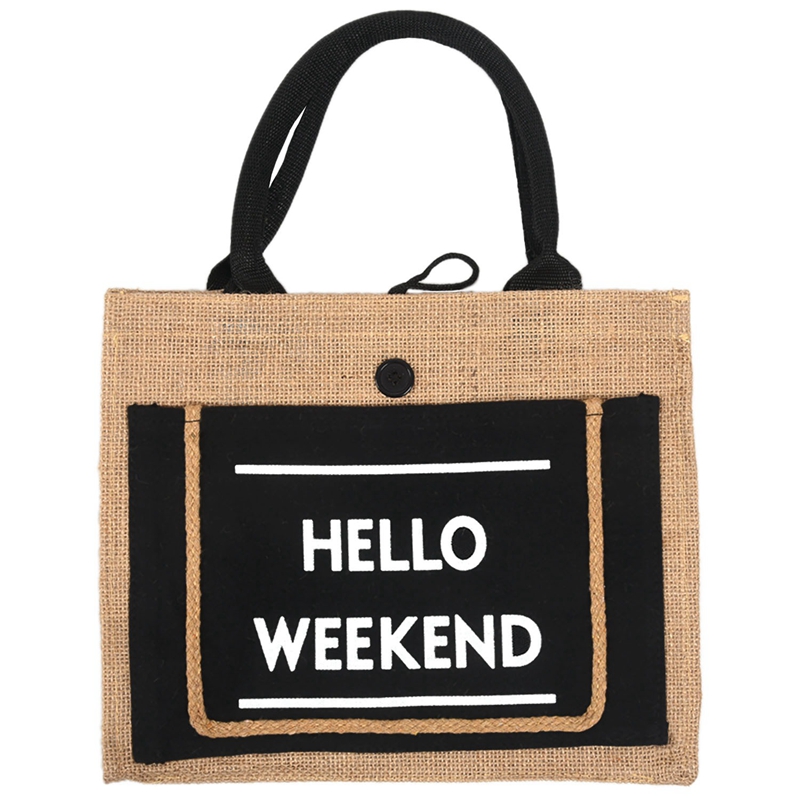 Luxuriöse leinenhandtasche mit großem fassungsvermöGen, lässige schultertasche für damen, alltagshandtasche: Ursprünglich Titel