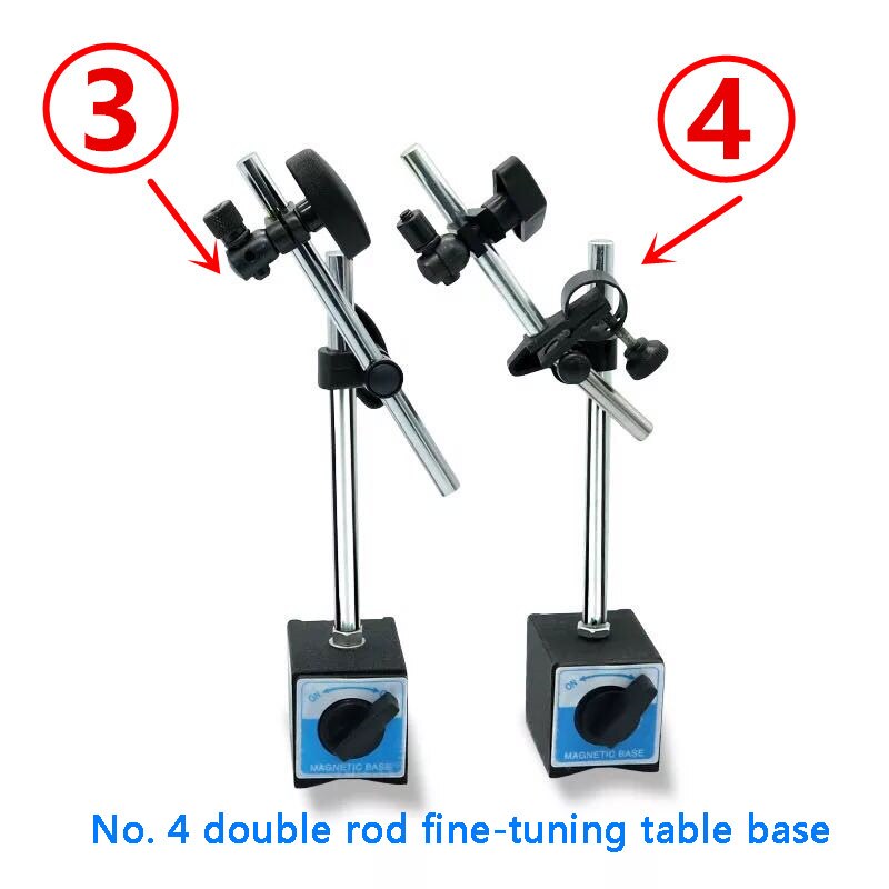 Dial Indicator Magnetic Base Dial Indicator Base Universal Indicator Mechanical Micro 10 Mm Indicator Lever Dial Indicator LK: Red