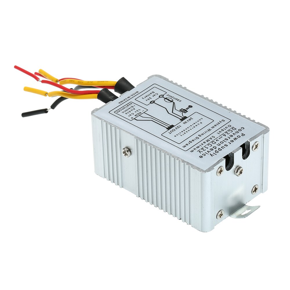 30a power inverter 24v to 12v dc-dc bil strømforsyning inverter converter konvertering enhed