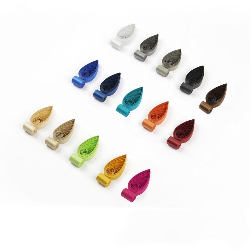 3mm Metallic Schimmer Perlglanz Papier Quilling Papier Streifen Handgemachte Farbe Papier 60 teile/beutel 54cm Lange für Kunst handwerk DIY