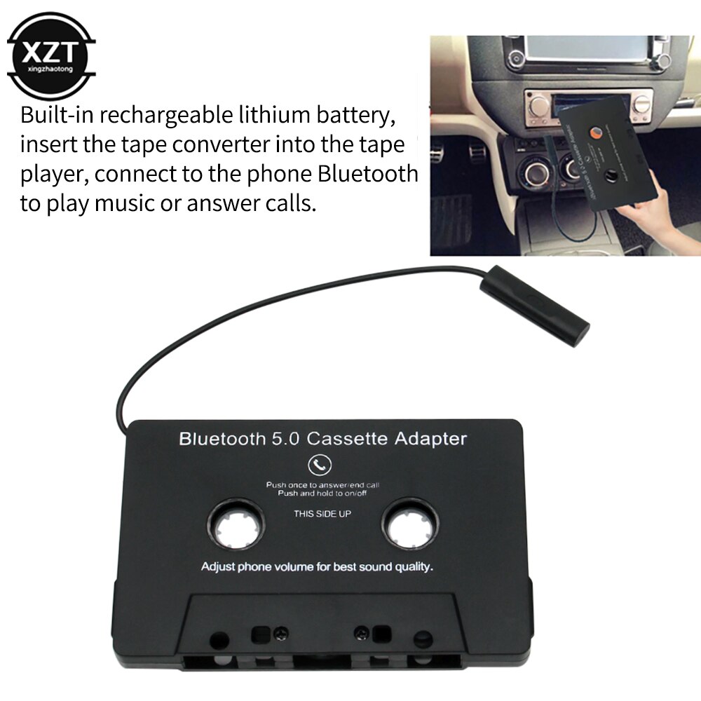 Car Tape Bluetooth Converter MP3/SBC/Stereo Bluetooth Audio Cassette For Aux Adapter Smartphone Cassette Adapter