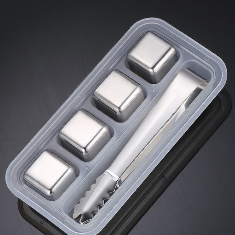 Luminous Beer Barrel Bar Nightclub Ktv1.5L Columnar Wine Tower with Valve Wine Dispenser Plastic Party Party Wine Set: ice 4pcs