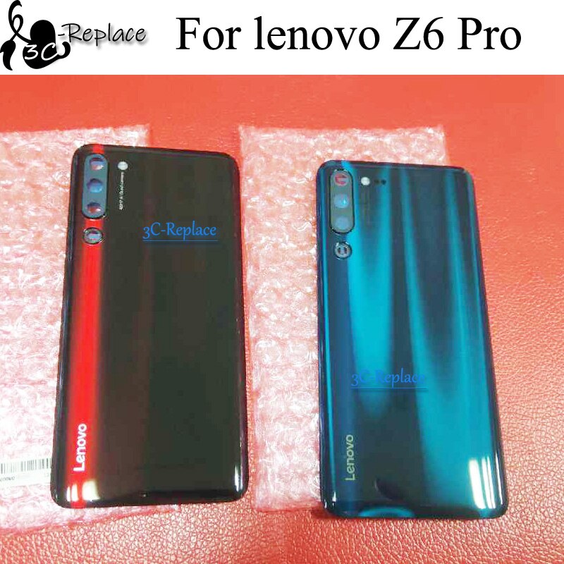 6.39 inch For lenovo z6 pro L78051 Back Battery Cover Door Housing case Rear Glass parts