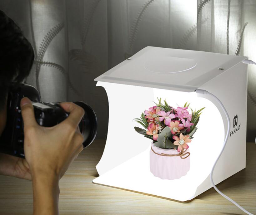 High-light LED draagbare kleine Studio set Fotostudio kits Studio set Kleine foto props fotografische apparatuur