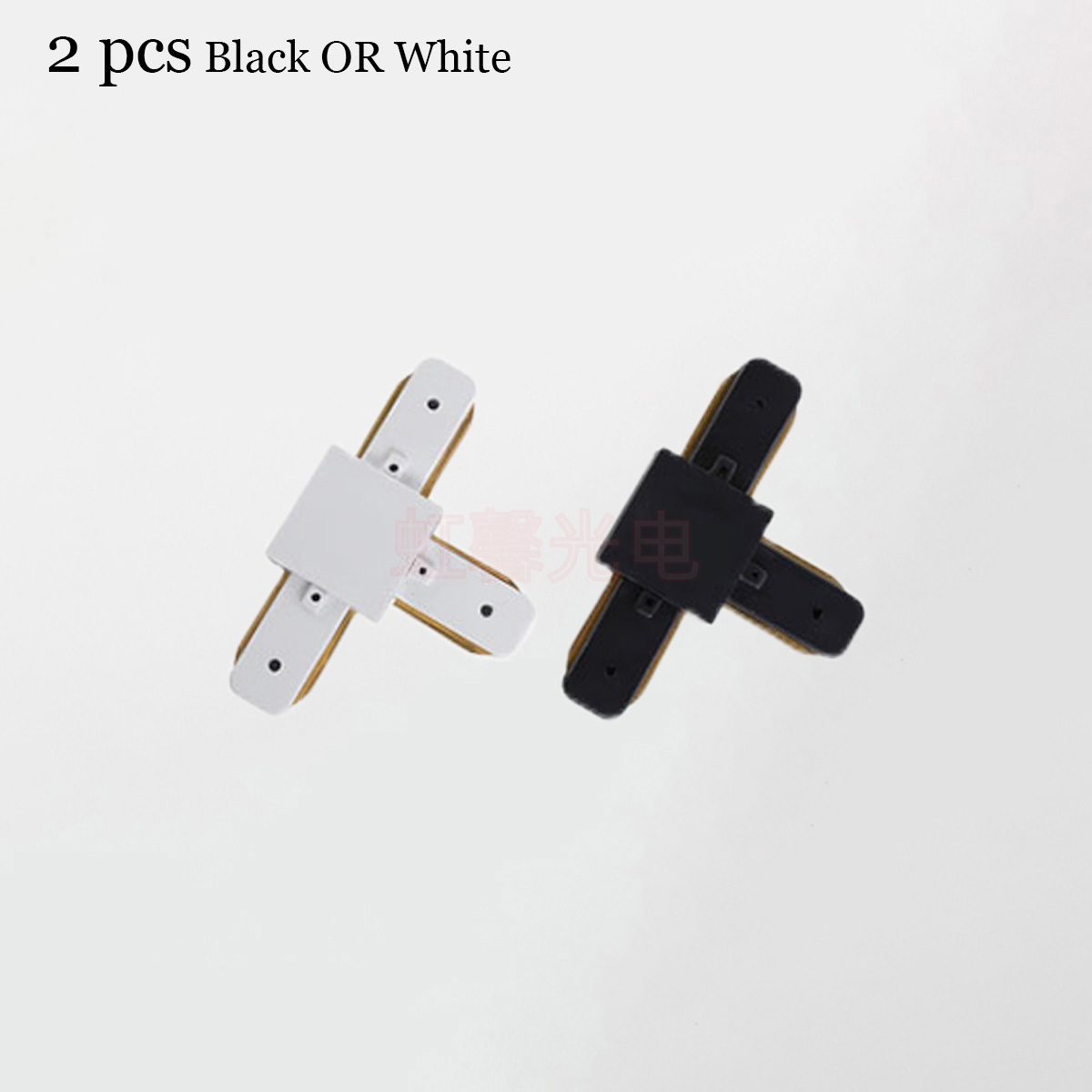 Aluminium 0.5M 1M Track Rail 2 Wire Systeem Led Track Lichten Rail Universal Rail Connector Circuit Rails Voor led Spoor Spots: Donkerblauw / WIT