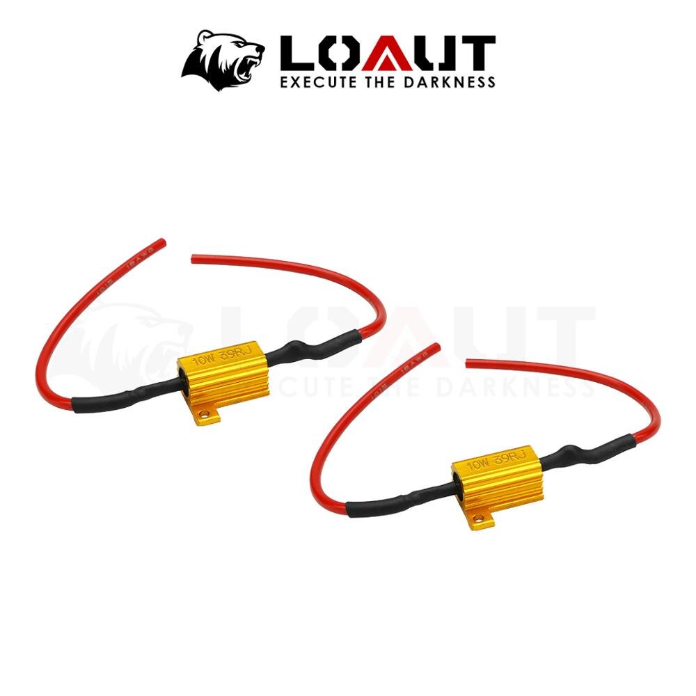 Led Load Resistor 10W-10Ohm 25W-25Ohm 50W-6Ohm 25W-8Ohm 10W-39Ohm 50W-8Ohm 100W-6Ohm Turn Signals Indicator