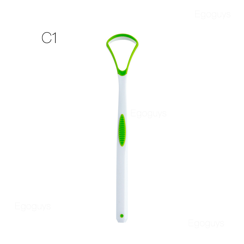 Raspador de lengua de doble uso, limpiadores reutilizables, cepillo de limpieza para la salud bucal, cuidado de higiene, cepillo de dientes, raspado de aliento fresco, 1 ud.: Negro