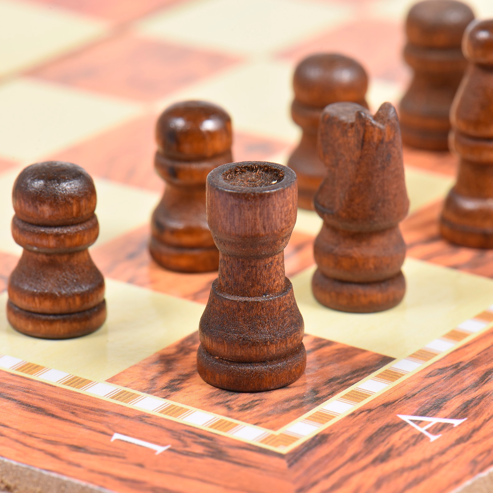3 In 1 Multifunctionele Houten Schaakspel Vouwen Schaakbord Spel Reizen Bordspellen Checkers Puzzel Game Kids Schaakbord