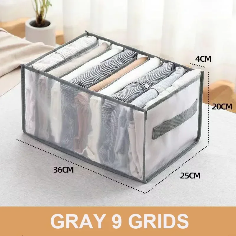 Szuflady robić przechowywania bielizny Organizer Dzielnik Organizacja dżinsów Pudełko robić przechowywania Organizer robić szafy Szuflada systemu organizacji odzieży: śliwka