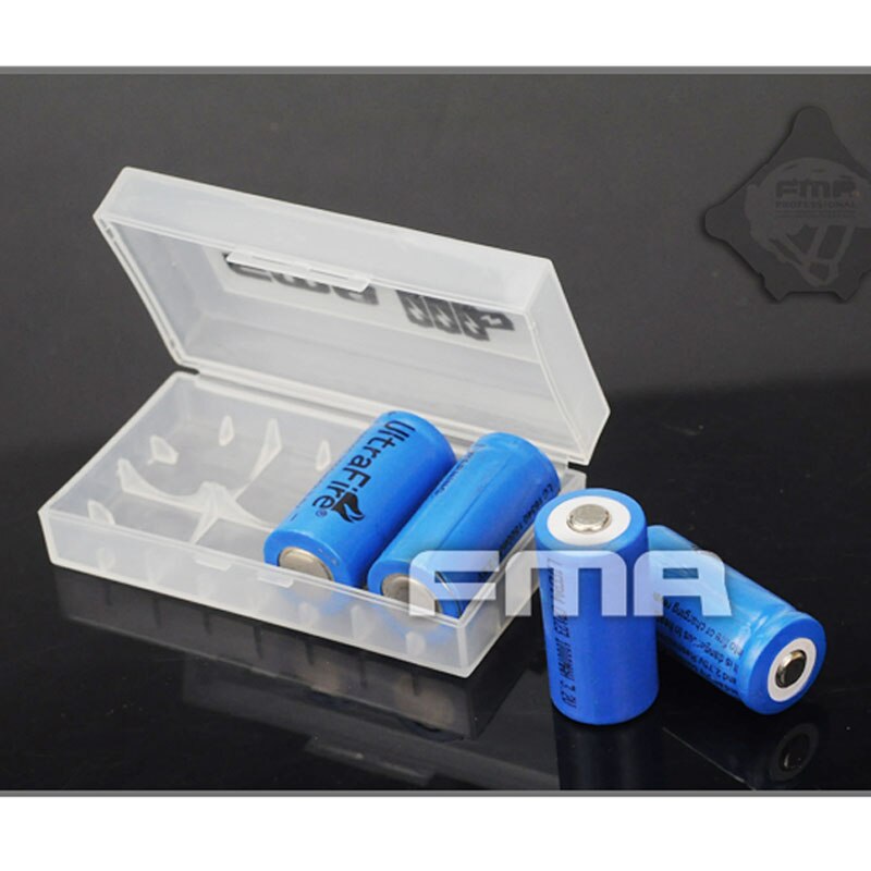 CR123A Battery Case Holder Battery Storage Box for CR123A Rechargeable Battery Container Power Bank
