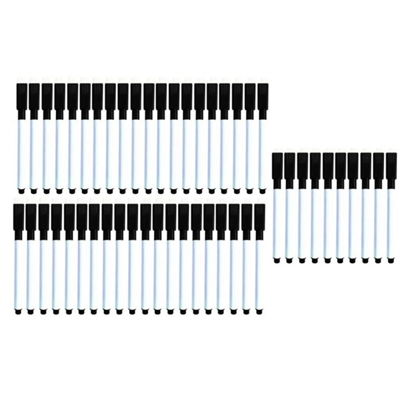 50 Pen Water Kleur Whiteboard Marker Pennen Droge Wissen White Board Pen Met Gum Magnetische Markers Schrijven Aquarel Pen: Default Title