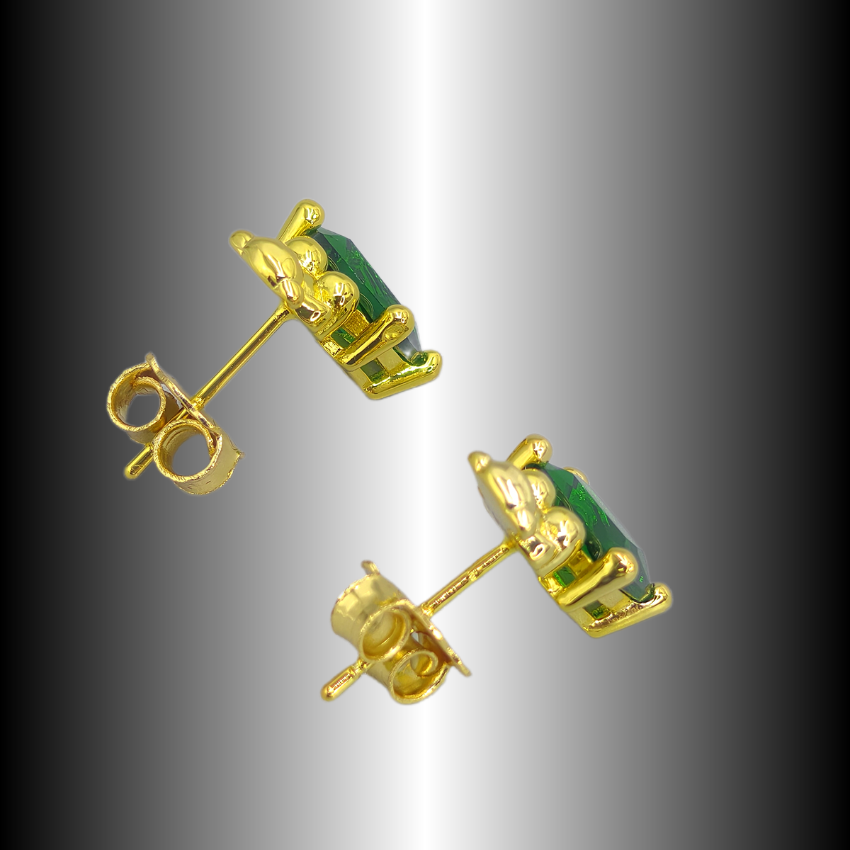 Kat accessoires 2025 Spaanse originele sieraden 925 zilveren vergulde kristallen oorbellen luxe prachtige meisjes cadeau: Bruin