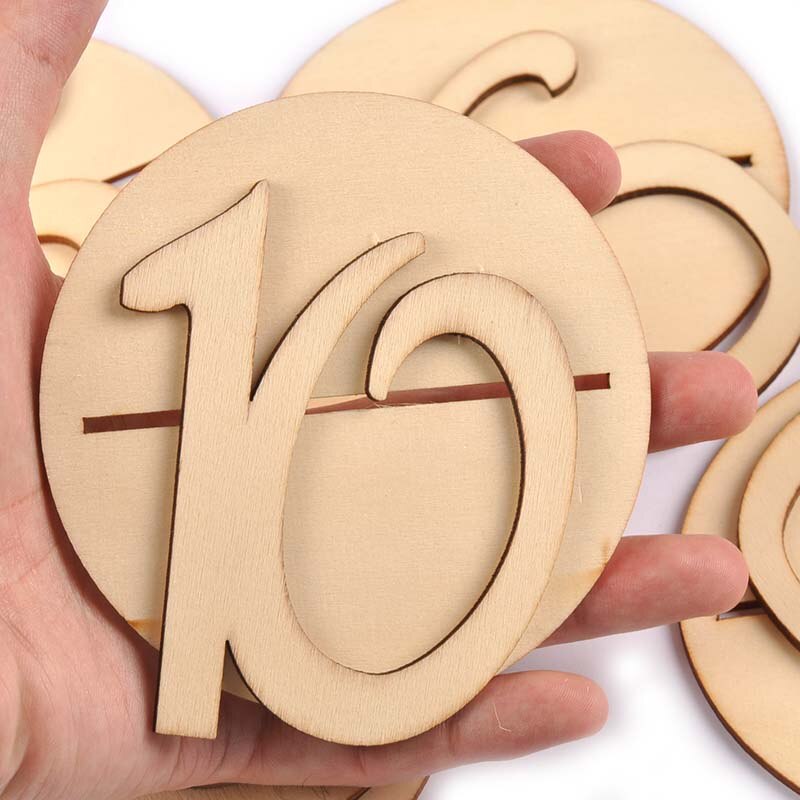 10 sztuk drewniane oznaczenia miejsc rekwizyty ślubne numer stojak w kształcie karty numer miejsca wizytówki stołbyć winnym przypisanie domu strona rysunek wskaźnik