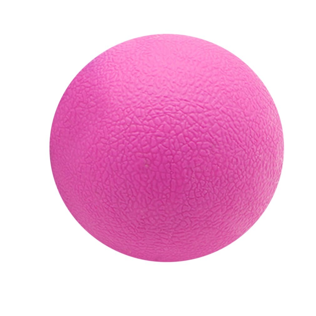 Fitness Verlichten Gym Enkele Bal Massage Bal Training Fascia Hockey Bal 6.3 Cm Massage Fitness Ballen Relax Spier Ballen: Bruin