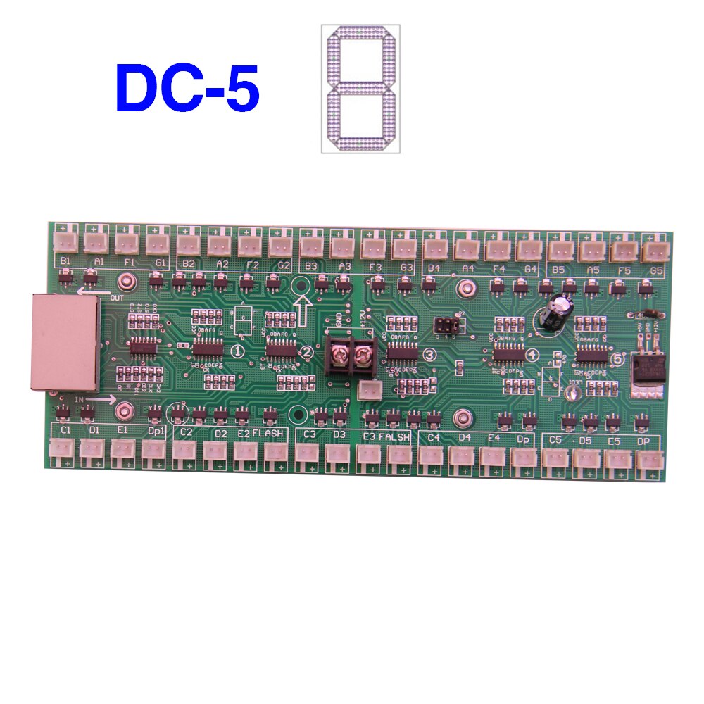 LED Display Drive Card Connect Use for 6" inch to 15" inch LED Digital Number, LED Module