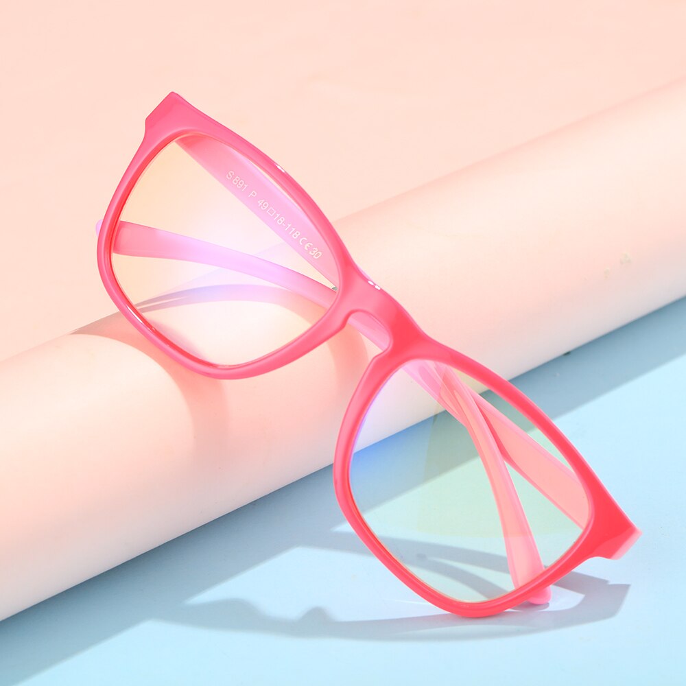 Kids Anti Blue Light Glasses Anti Radiation Anti Eyestrain Children Goggles Boy Girl Silicone Frame Computer Video Game Eyewear