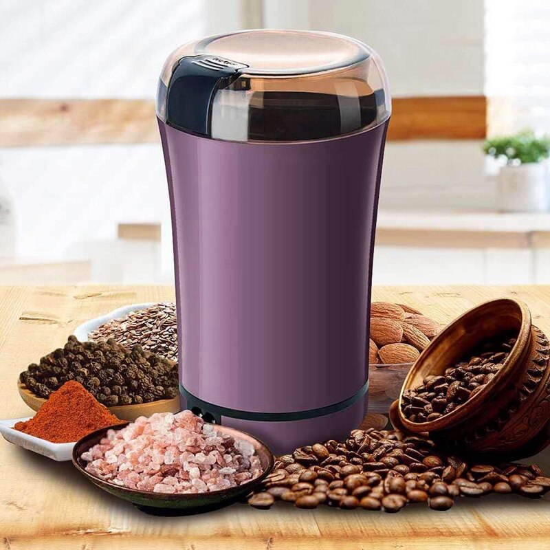 Koffiemolen, Elektrische Koffieboon Molen Met Rvs Blade Snelle Slijpen Voor Koffie Kruiden Moer Us Plug