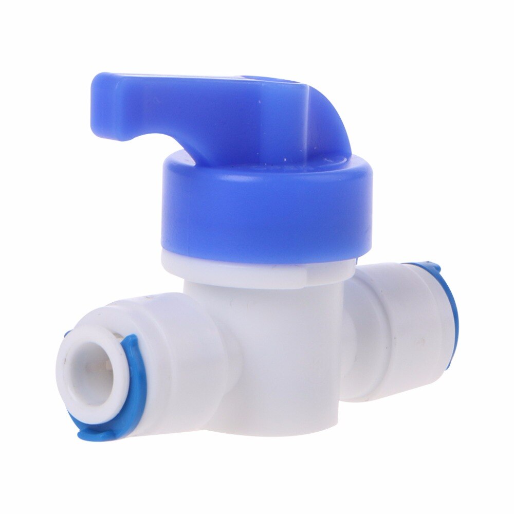 1/4'' Inline Ball Valve Quick Connect Shut off For RO Water Reverse Osmosis