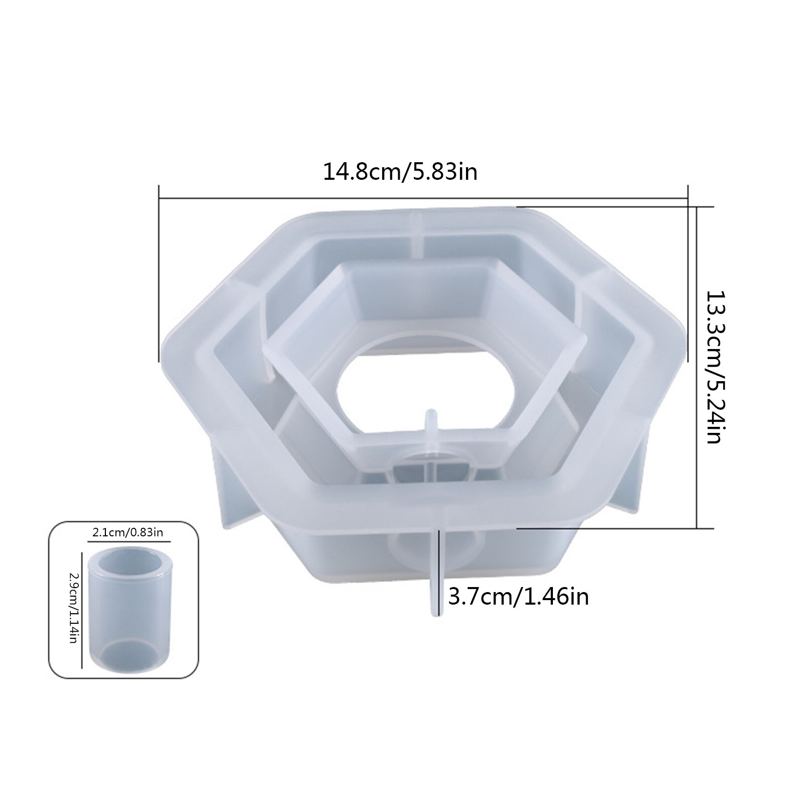 Vase Resin Mold Resin Mold For Plant Propagation Station Epoxy Vase Silicone Mold Hydroponic Flowers Home Office Desktop Decor