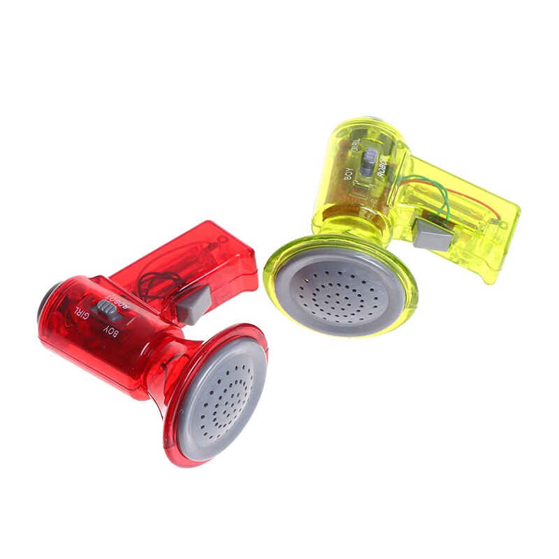 Mini changeur de voix mégaphone enfants enfants jouet trois Types voix en plastique poche mégaphone goutte