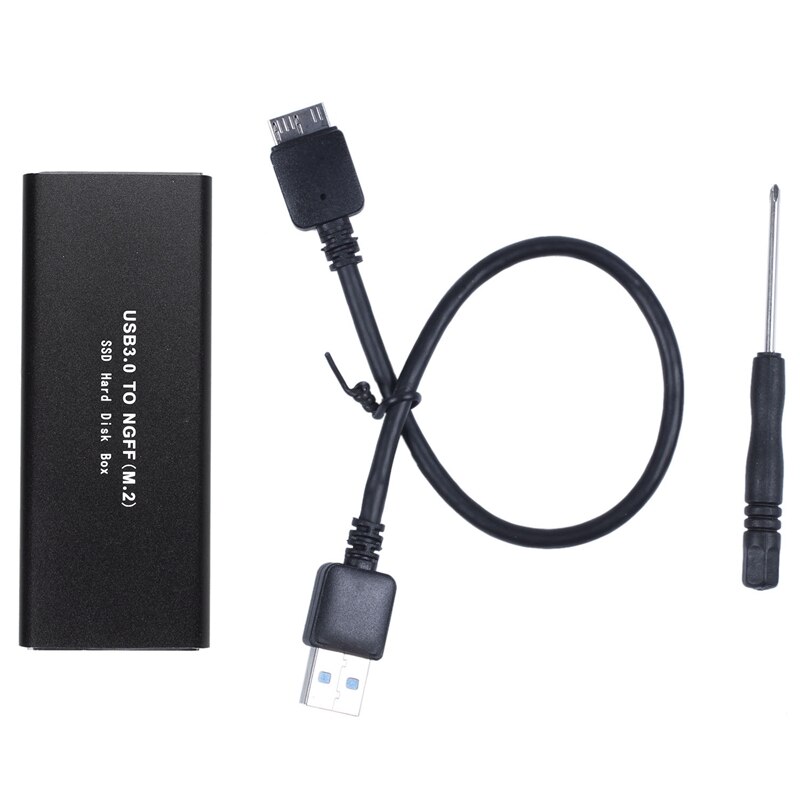 M.2 Sata Ssd Usb 3.0 Externe Ssd Reader Converter Adapter Behuizing Met Uasp, ondersteuning Ngff M.2 2280 2260 2242 2230 Ssd Met