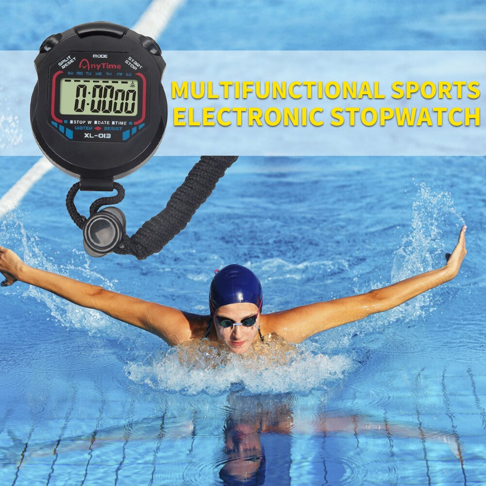 Sports Stopwatch Timer Agile To The Touch Life Waterproof Classic Handheld High Definition Running Counter
