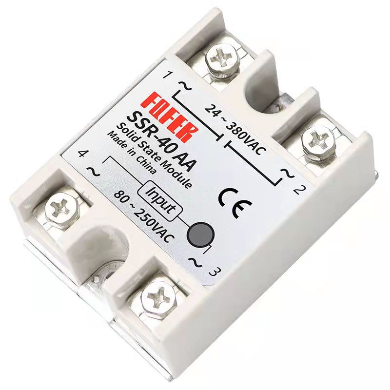 SSR-10AA SSR-25AA SSR-40AA 10A 25A 40A Solid State Relais Module 80-250V Ingang Ac 24-380V ac Output