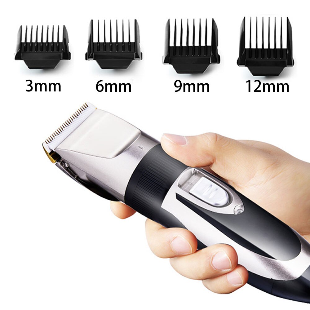 Genopladelige elektriske hårklippere til mænd børn trådløst hårpleje skægtrimmer vandtæt hårskæresæt