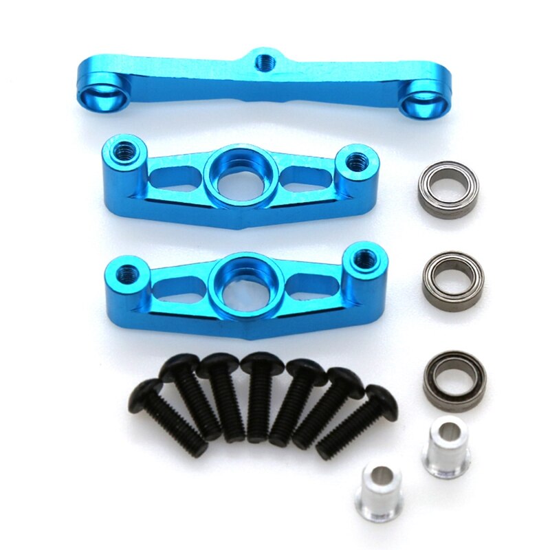 Metalen Stuurinrichting Met Lager Voor Tamiya TT02 TT-02 1/10 Rc Car Upgrade Onderdelen