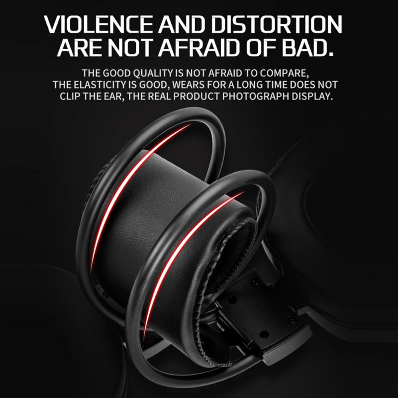 Gaming Headset Met Doos Diepe Bass Game Hoofdtelefoon Met Microfoon Voor Computer Gamer 7.1 Usb Kanaals Surround Sound