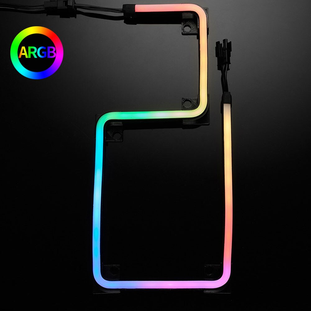 PHANTEKS – bande lumineuse M1 M5 CMBO, ARGB néon, décoration de boîtier d&#39;ordinateur, ensemble de bandes LED 5V 3 broches, bande de lampe pour boîtier PC 550mm 10
