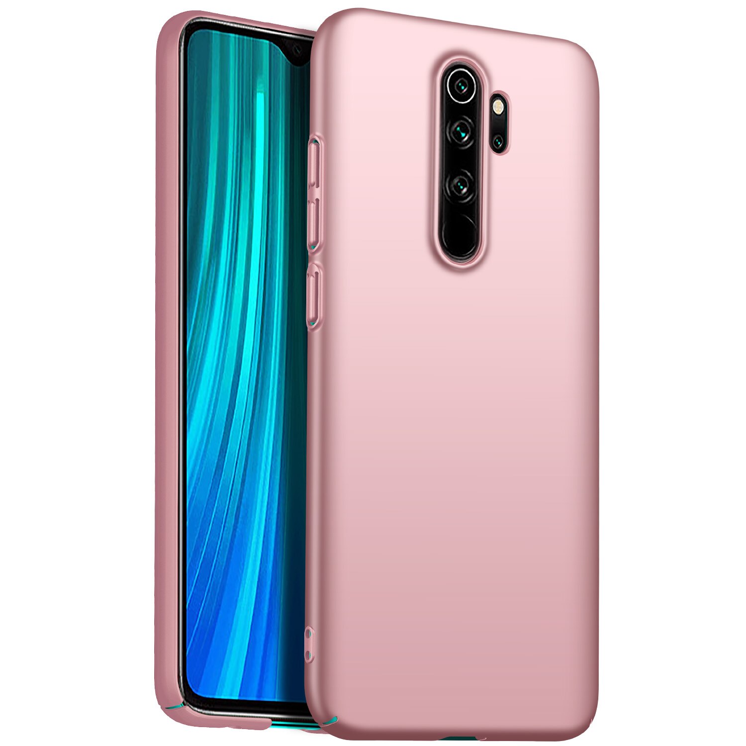 Voor xiaomi redmi note 8 Pro Case Hard PC Slim Matte Beschermende cover case voor xiaomi redmi note 8 8pro note8: For Redmi Note 8 / rose gold