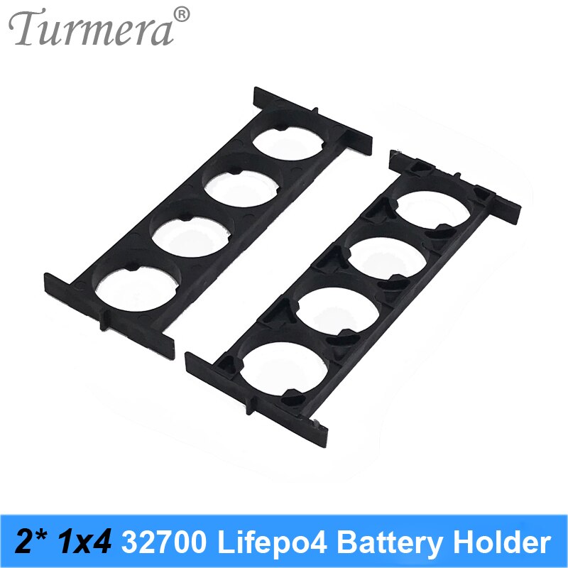 Turmera 32650 32700 Lifepo4 Battery Storage Box with 1x4 Bracket for 12V 7Ah Uninterrupted Power Supply and E-bike Battery Use A: 2x1x4 Bracket
