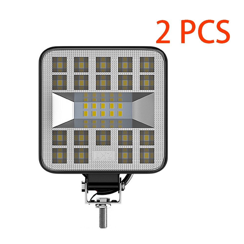 Mini 29/23LED 87W 69W LED Work Light Bar Square Spotlight 12V 24V Offroad LED Light Bar For Truck Offroad 4X4 4WD Car SUV ATV: 2 pcs 29LED 87W