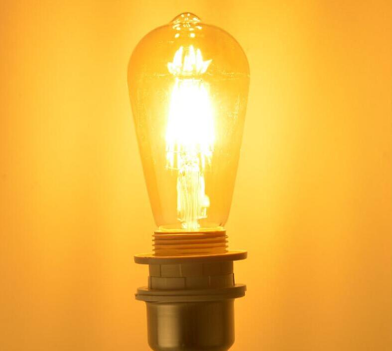 E27 ST64 Bombilla LED 3W 6W 9W 12W 15W 18W 21W 25W Filamento antiguo Vintage