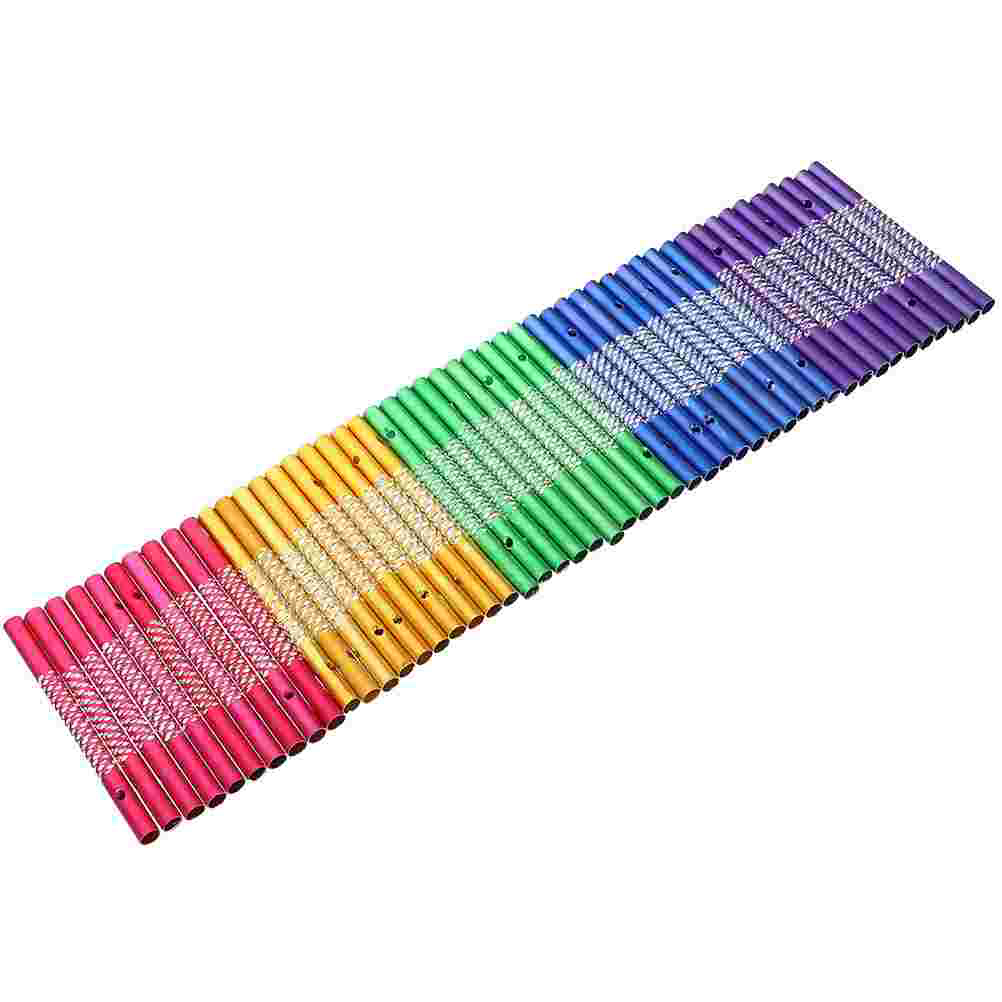 40Pcs DIY Aluminium Pipes Wind Chime Making Materials DIY Wind Chime Pipes for House Children Friends