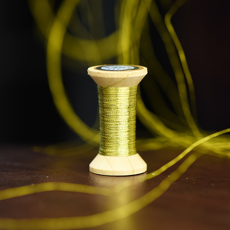 Serie de oro brillante de línea de oro/hilo de bordado francés/carrete de bordado/hilo de bordado dorado colorido/50 metros por pieza: 3