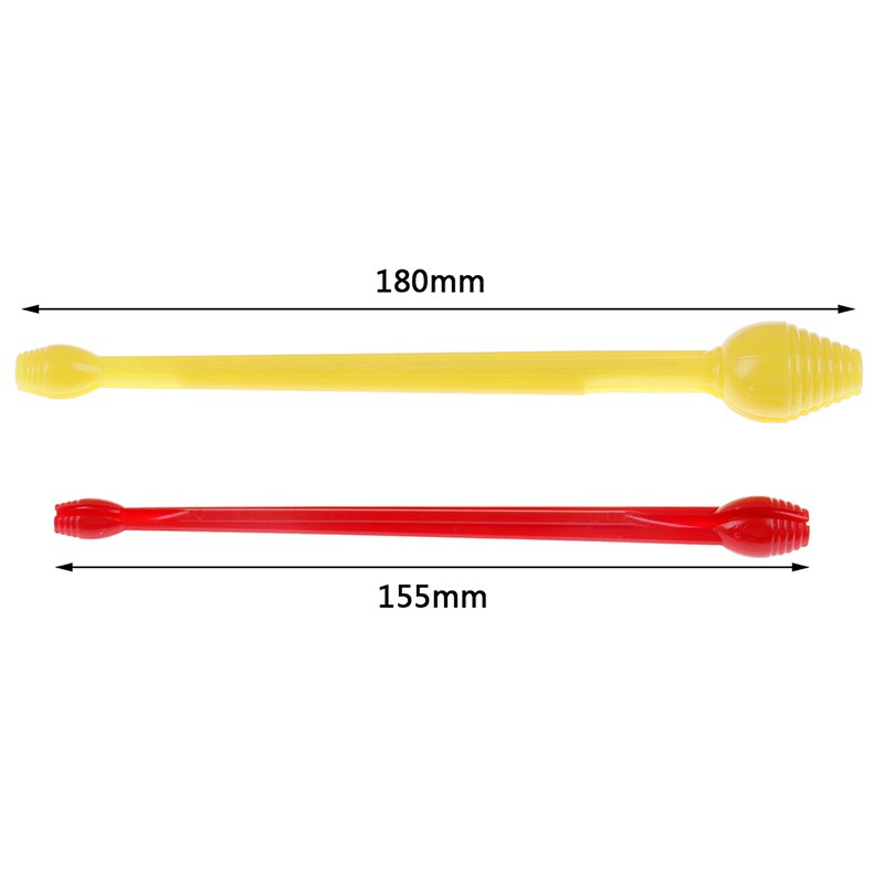 2Stck verrotten Gelb Kunststoff Einfache Angeln Disgorger Haken Entferner Doppel Kopf Entfernt Angeln Werkzeuge Verschlungen Haken