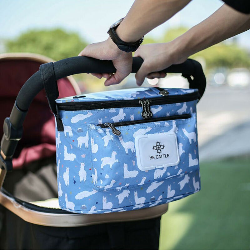 Universel bedste holder baby opbevaring arrangør buggy taske klapvogn tilbehør