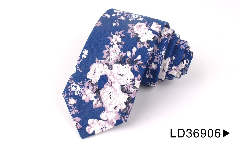 Katoen Dassen Casual Bloemen Stropdas Voor Bruiloft Pakken Skinny Tie Voor Mannen Vrouwen Slanke Mannen Stropdas Gravatas Ties: LD36906