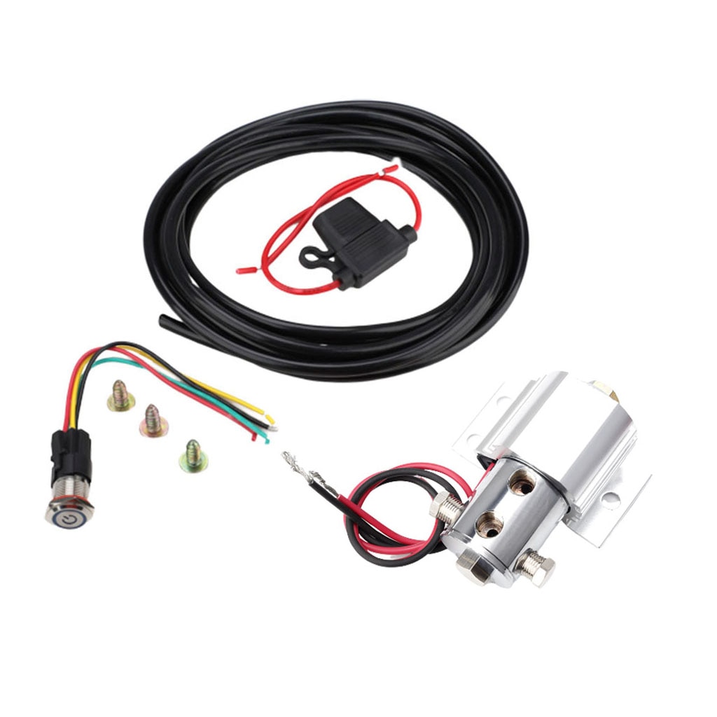 DC 12-24V Universal Brake Line Lock Kit Fits for Ford 1/8-27 NPT