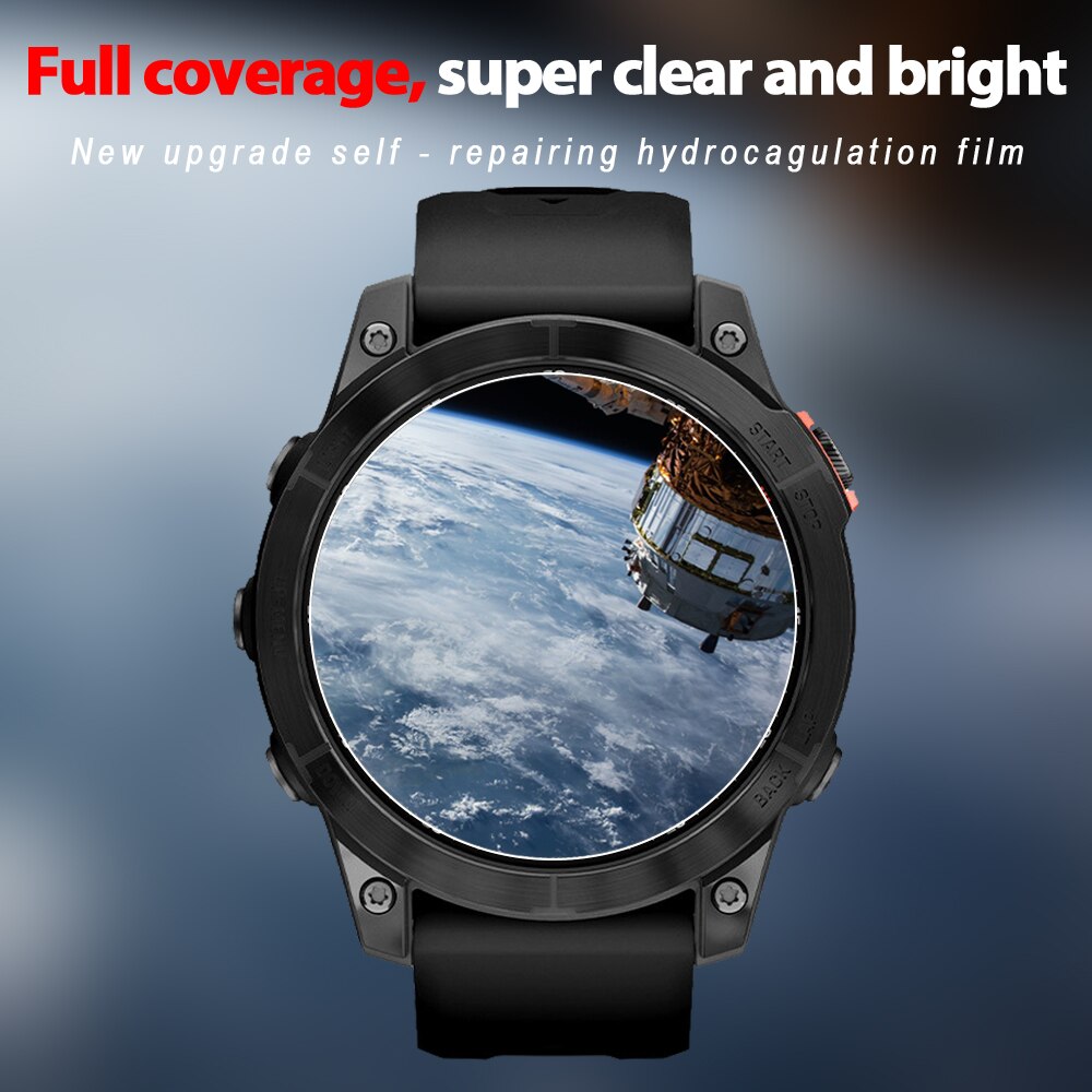 Screen Protector For Garmin fenix 7 7S 7X 5 5S 6 6X 6S Epix Pro Solar Smart Watch TPU Soft Protective Film for fenix7 (Not Glass