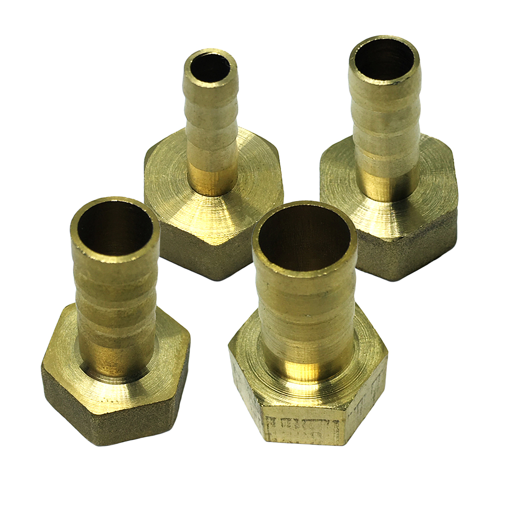 3/8" Brass Barb Hose Fitting Connector Adapter Female Pipe Thread