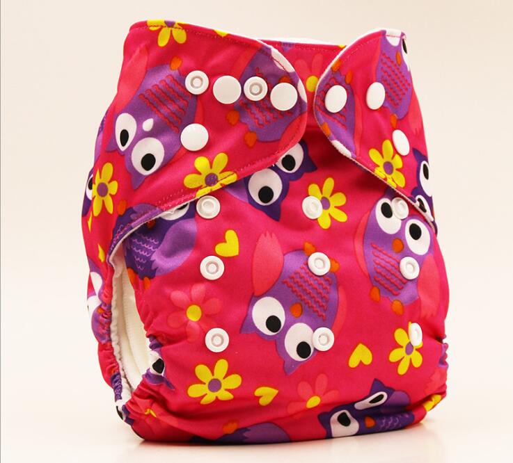 Wasbare babyluierhoes waterdicht cartoon meerdere stijlen babyluiers herbruikbare luiers maat s, m en l verstelbaar: Stijl 5